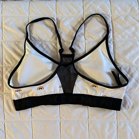 PINK rainbow 🌈 sports bra. - Picture 2 of 3